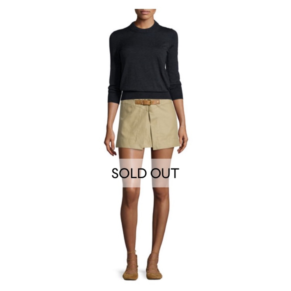 Isabel Marant Khaki buckle short mini skirt